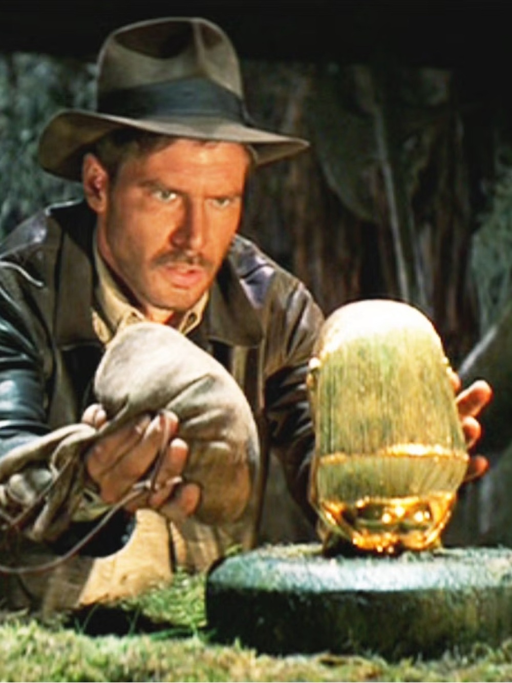 Indiana Jones Brown Leather Jacket Mens Vintage Bomber Archaeologist Wear S